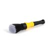 160*43MM Black and Yellow Ultra Soft Interior Brush 1Pcs Car Detailing Brush With Handle Suitable for Car Detail Cleaning