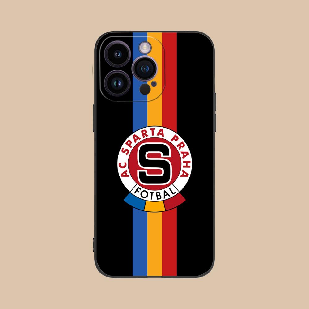 Чехол для мобильного телефона FC Sparta Praha для iPhone 17 16 15 14 13 12 11 X XR XS 8 7 Pro Max Plus Mini Цветной Защитный Роскошный Чехол
