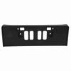Front License Plate Bracket 71145SDAA10 Black Plastic Replacement for Accord 2006‑2007 4 Door Sedan