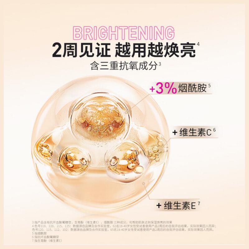 Maybelline Маленькая синяя бутылочка тональная основа для комбинированной кожи FIT ME Безупречный Индивидуальный New York fitme pro жидкая тональная основа-мягкий туман версия с солнцезащитным фактором 110