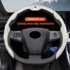 LLIT4 BMW Car Steering Wheel Cover Leather Anti Slip Car Accessories For Performance F30 F40 F10 E90 F20 E46 E60 E70 E39 E36 E87 X7 X3