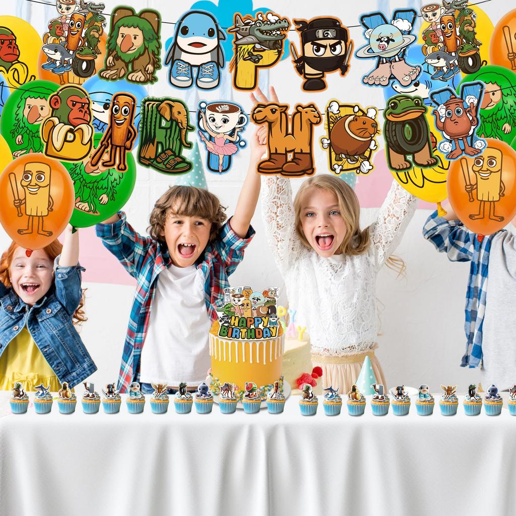 Тематическая вечеринка, украшение на детский день рождения, набор украшений