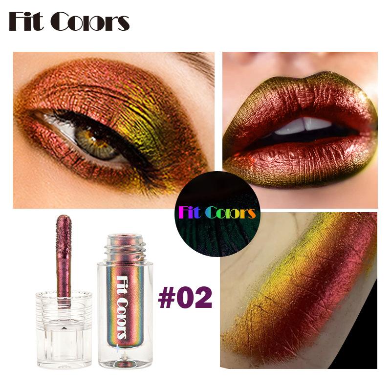 Подходящие цвета Оптические изменения Longan Shadow Light Metropolitan Milk Milk Тени для век Жидкость для губ