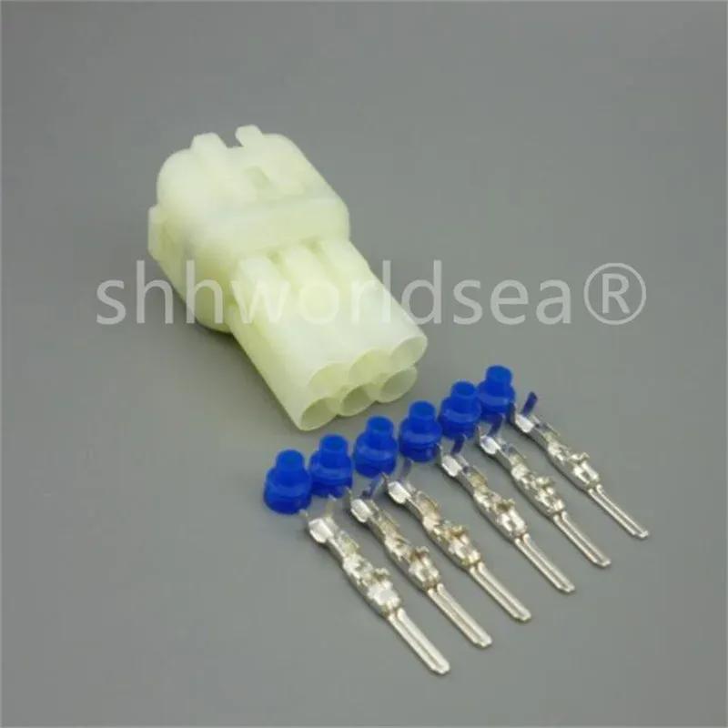 Shhworldsea 6 Pin 2.2mm HM 090 Female And Male Motorcycle Connector 6189-6171 6180-6181 Electrical Connector FOR Fit Toyota
