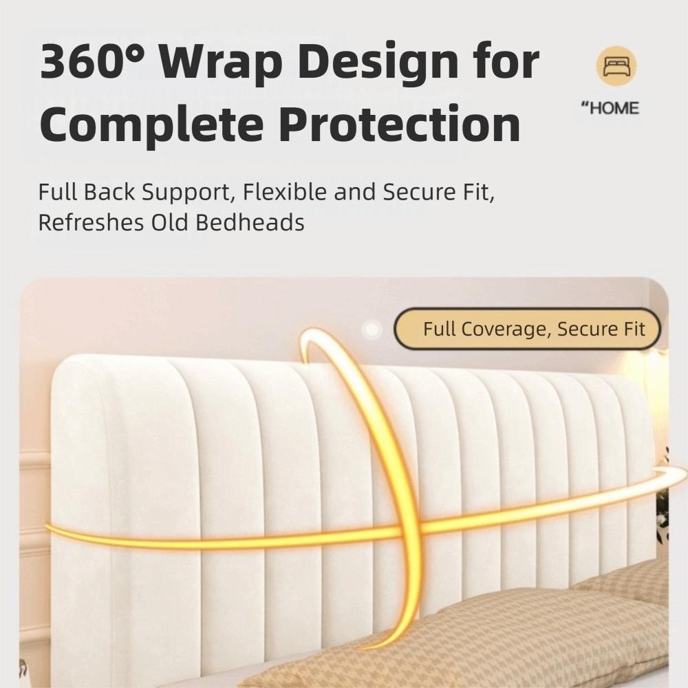 Простой стиль однотонное изголовье бархатная текстура моющийся чехол для изголовья чехол для изголовья дом