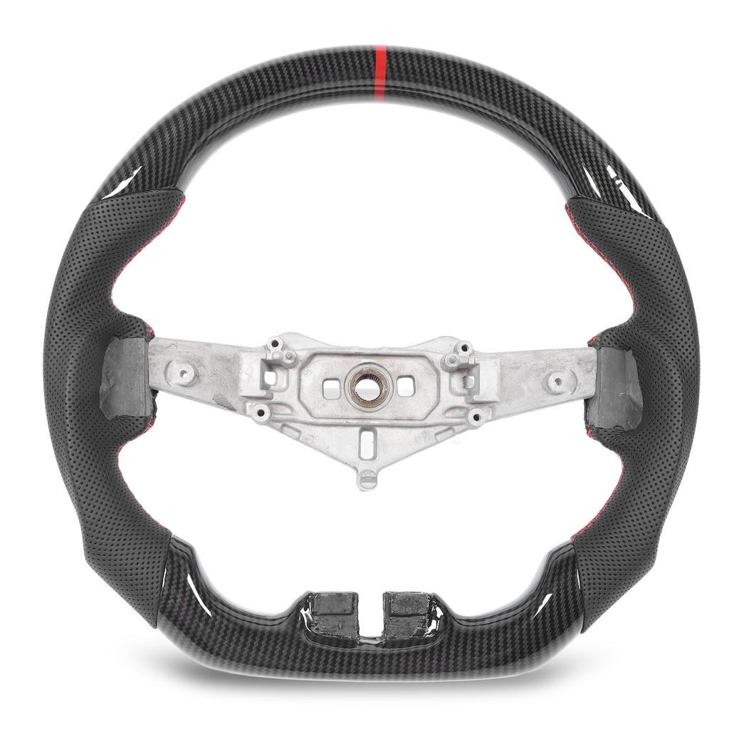 Рулевое колесо Hydro Dip Carbon Fiber Look из перфорированной кожи для Wrangler JK JKU 2011–2017