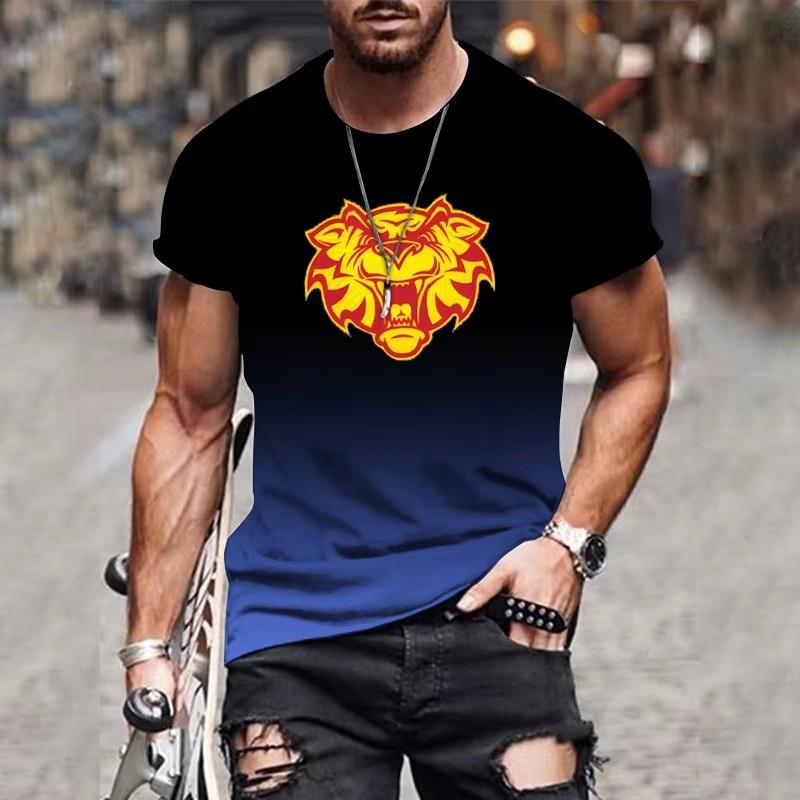 Мужская футболка с 3D-принтом, повседневная летняя футболка с коротким рукавом, мужская классная свободная одежда XS-6XL, винтажные футболки больших размеров, топы
