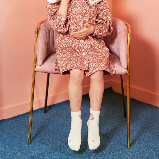 Sanrio Children's Mid-neck Socks 5-piece Set, a Popular Character In Korea