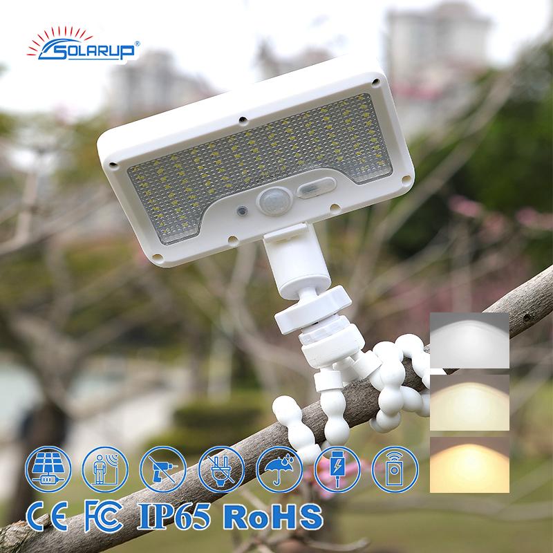 Solarup Solar Fence Light with Remote Outside Lights Led Waterproof Solar Garden No Drilling Solar Sensor Light