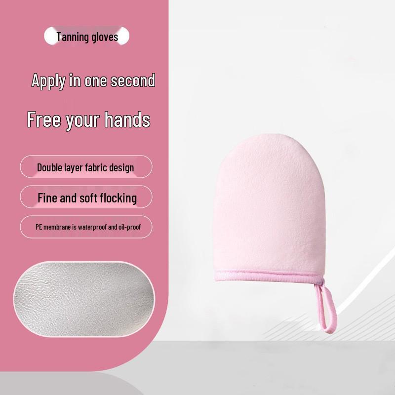 Водонепроницаемые флокированные перчатки-аппликаторы для лосьона для тела для загара и купания