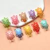 20Pcs Mini Luminous Turtle Figurine Glow-in-the-dark Tiny Colorful Tortoise Model Miniature Resin Animal