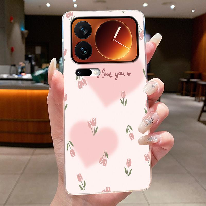 Casing For Xiaomi 17 Pro Max Mi 17 Pro Mi17 17Pro Phone Case Luxury Fashion Butterfly Flower Clear Soft TPU Silicone Back Cover