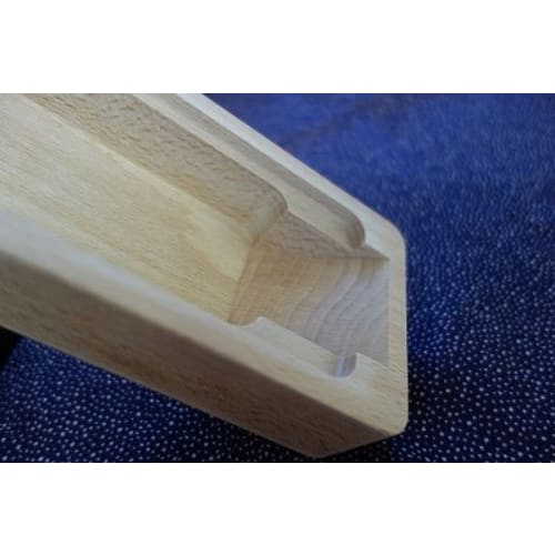 Taiya's Bonito Flakes Shaver, Beechwood with Custom-Made Blue Paper, Made in Japan (Red). Blades are pre-adjusted and ready to use. After-sales mainte