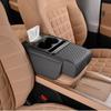 Universal Car Armrest Box Car Towel Box Storage Bag Elbow Cushion Armrest Pad Multi Function Car Accessories