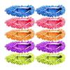 1Pair Dust Cleaner Grazing Slippers House Bathroom Floor Cleaning Mop Slipper Lazy Shoes Cover Chenille Duster Cloth