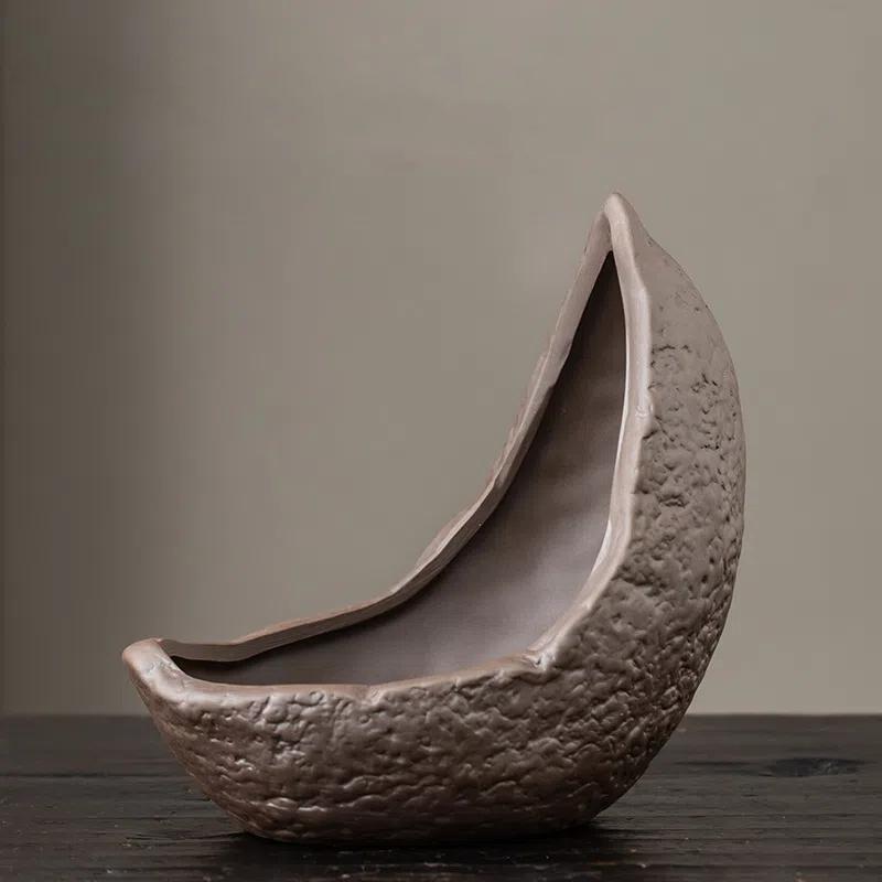 Винтажный крытый и уличный креативный цветочный горшок в форме бонсай, маленький и большой, фиолетовый, глиняный, керамический, зеленый, настольный, декоративный, для растений