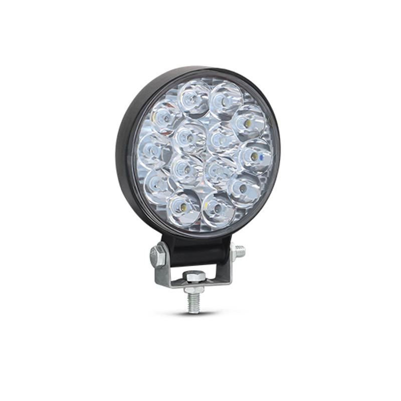 1 ШТ. Светодиодный рабочий свет 14/16 светодиодов 42 Вт 48 Вт 63 Вт 96 Вт 6000K 2835 МИНИ Квадратный Круглый Мигающий Белый Желтый Светодиодная Фара для Вождения Противотуманная Фара Балка 12 В 24 В