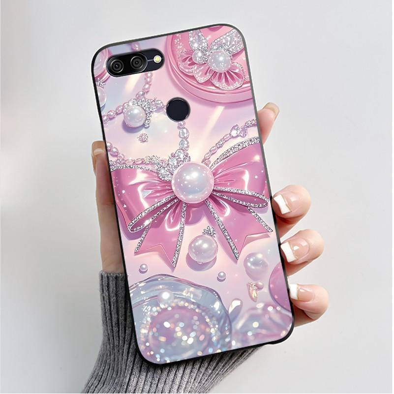 For Asus Zenfone Max Plus M1 ZB570TL X018 Case Fashion Butterfly Flowers Soft Black Silicone Cover For Asus Max Plus M1 Bumper