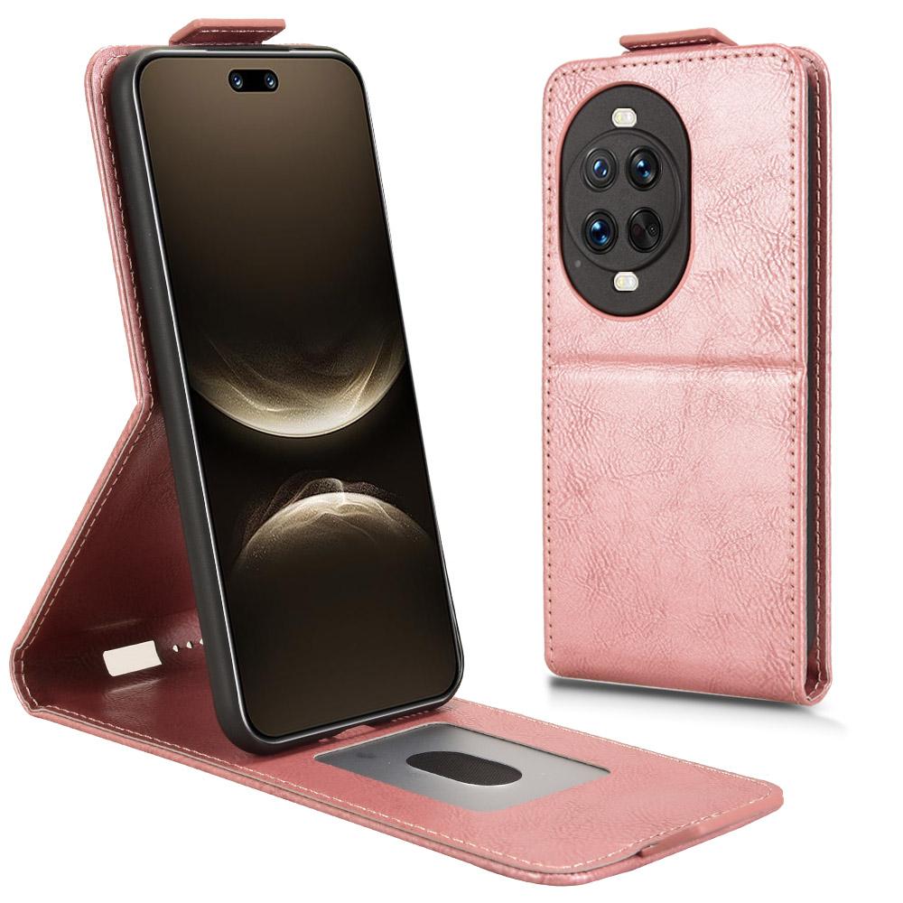 For Huawei Nova 14 Pro 5G Stand Case Magnetic Clasp Vertical Flip Leather Phone Cover with Card Holder