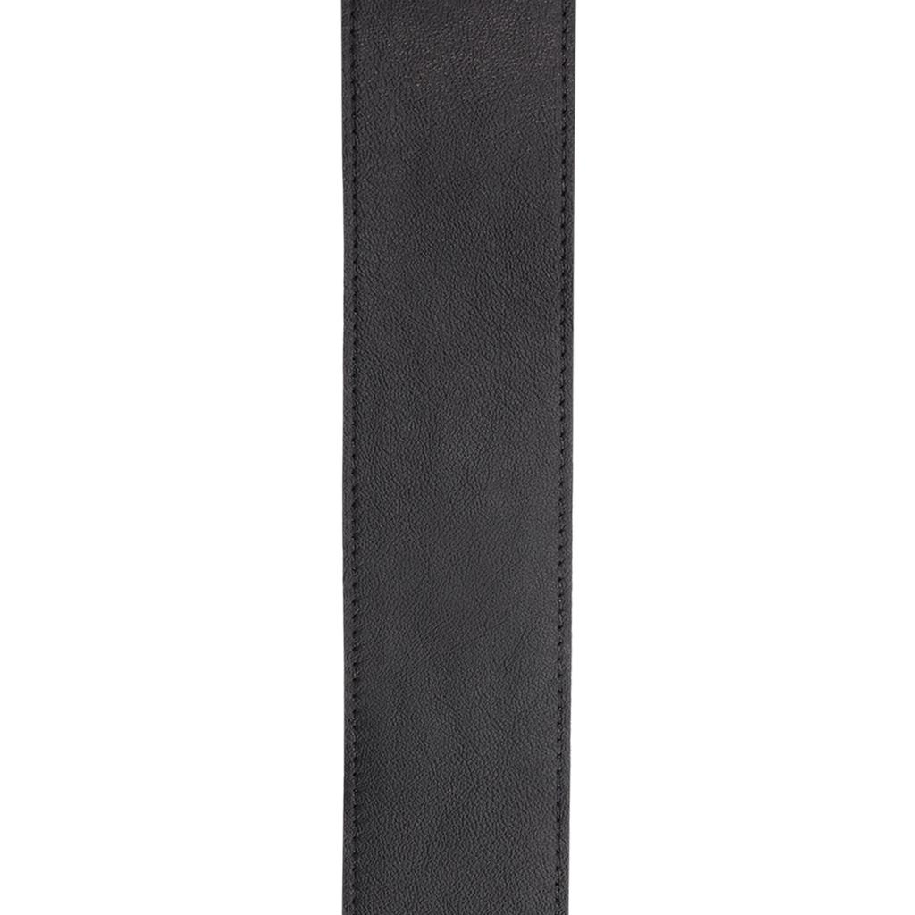 Guitar Strap with Strap Lock Structure Comfort Leather Auto Lock Guitar Strap Black 25BAL00 [D'Addario] []