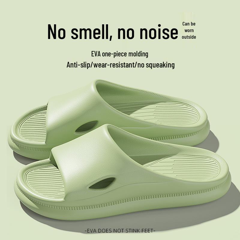 Тапочки Eva с нескользящей толстой подошвой: Летние варианты для мужчин и женщин для использования в помещении и на открытом воздухе, комфорт без запаха