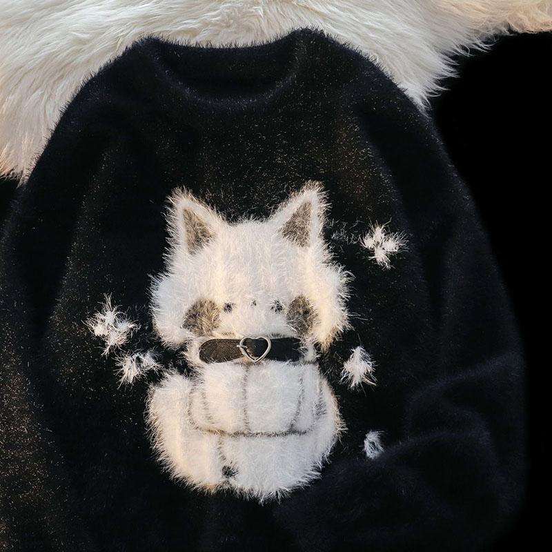 Свитшот для женщин из хлопка, свободный, большой, флисовый, утолщенный, удобный, с круглым вырезом, повседневный, пуловер, топ, свитшот