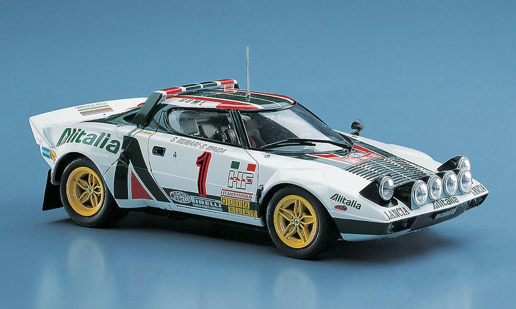 Hasegawa Lancia Stratos 1977 Monte Carlo Rally Winner Plastic Model Kit CR32 1/24