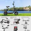 Electric Scooter Twofish M5 Pro 500W Motor Dual Disc Brakes 12" Tire With EEC Certification E-Scooter 48V 13Ah Max Range 30Km