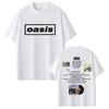 Футболка O-Oasis Футболки британской рок-группы Мужская Женская Повседневная Футболка оверсайз Мужские Высококачественные Хлопковые Футболки с коротким рукавом