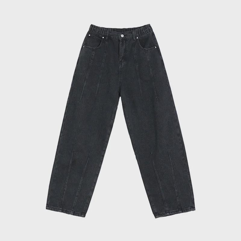 Мужские джинсы BJ Retro Washed Wide-Leg: Весна/Лето Свободные повседневные брюки в корейском стиле