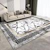 Modern Marble Mat Light Luxury Decoration Living Room Customized Fluffy Soft Carpet Washable Bedroom Home Floor Rug Anti Slip