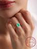 Серебряное кольцо 925 пробы с четырьмя лапками, квадратное, 7*9 мм, модное, зеленое, для женщин, помолвочное, свадебное, роскошное, высокое качество, тонкое ювелирное изделие