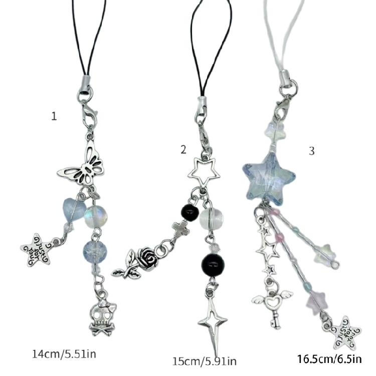 Сладкие крутые подвески из бусин-звездочек, подвеска, ремешок для телефона, модное украшение для сумки