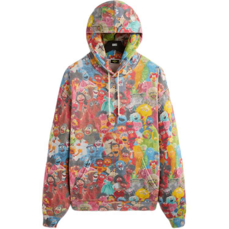 Kith X Улица Сезам Семья Уильямс III Худи Многоцветный Мужские Топы Разноцветный KHM033067-906