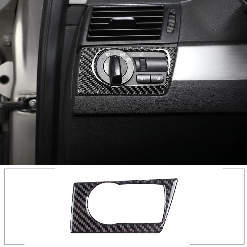 Для BMW X3 E83 2006-10 мягкая внутренняя отделка из углеродного волокна, центральная консоль, CD-панель, крышка переключения передач, наклейка, украшение автомобиля