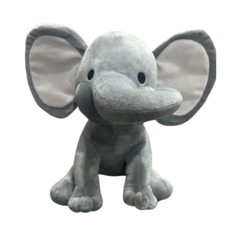 Elephant Plush Toys Stuffed Animal Doll For Kids White Elephant Toys Cartoon For Girls Cute Toys