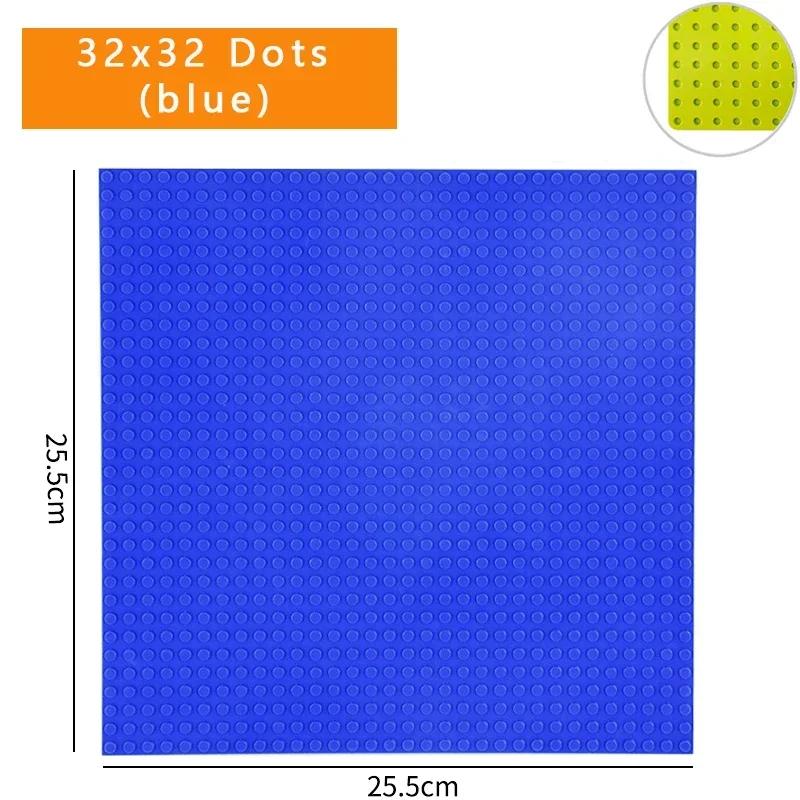 Нетоксичные Базовые Пластины 32x32 Классические Пластины 32x32 Точки Городские Детали для Постройки Конструктор Фигурки Креативные Игрушки Пластиковые Кирпичики Подарки