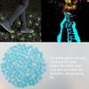 200Pcs Glow In the Dark Garden Pebbles For Sidewalk Garden Terrace Lawn Garden Patio Fish Tank Aquarium Decoration Glow Stone