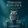 Sparkling Rhinestone Owl Trinket Box Enameled Finish Owl Keepsake Box  For Necklace