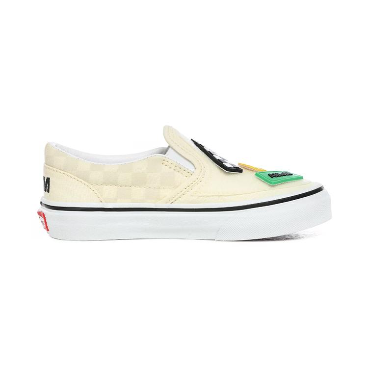 Vans MoMA X Серия слипонов Холщовые низкие детские кеды для скейтбординга Детские кроссовки Розовые VN0A4BUT0IC