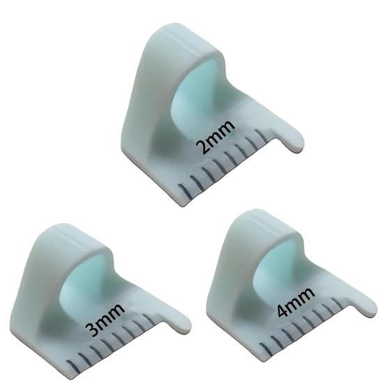 2/3/4MM Sewing Template Finger Ruler DIY Sewing Craft Projects Patchwork 3D Printed Sewing Stencil Tools with Precise Scale Sewing Enthusiasts Gift