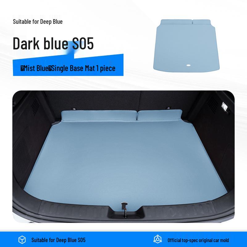 Deep Blue S05 Trunk Mat & Storage Box for Car Interior Modification