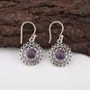 Wonderful Amethyst Gemstone Jewelry, 925 Sterling Silver Earring, Handmade Gorgeous Jewelry Gift For Sister