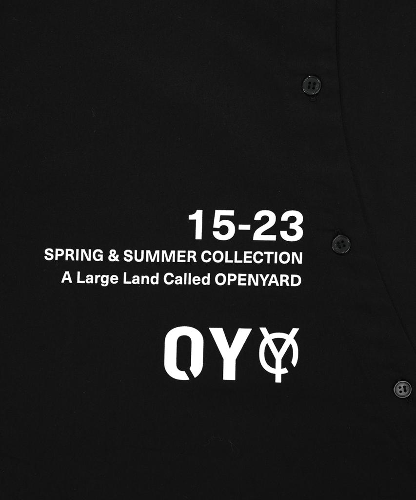 OHY Curve Line Shirt-Black