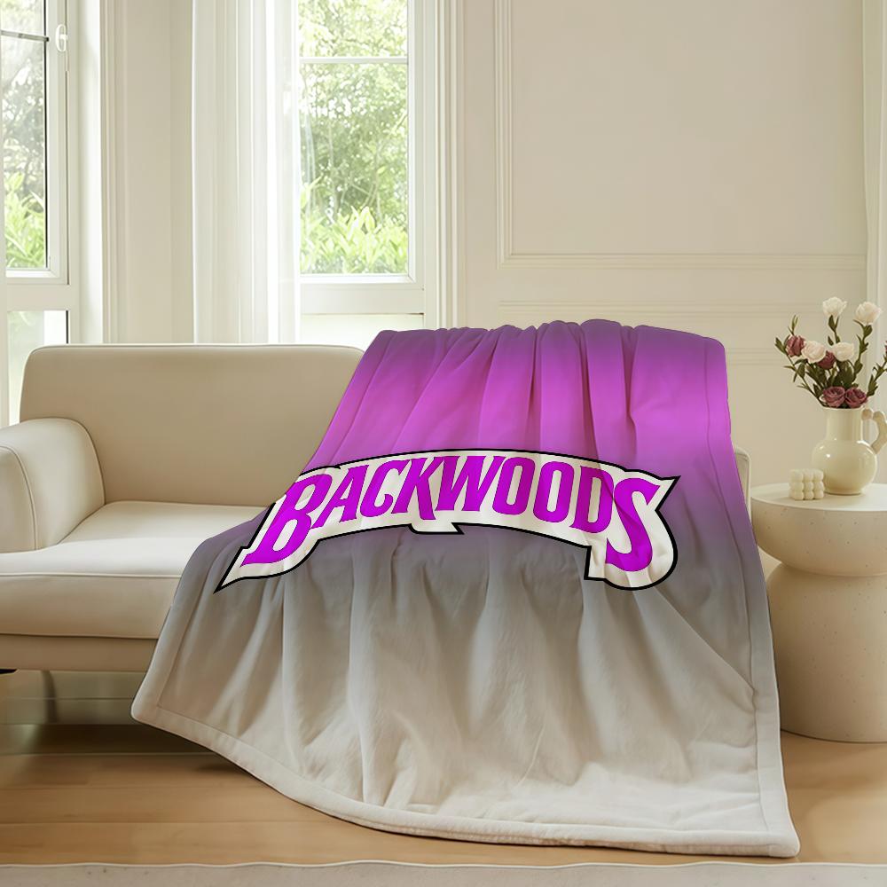 Модный принт B BackwoodS Плед Для Дивана Офиса Кровати Самолета Путешествий Сон Чтение Отдых Кемпинг Мягкий И Теплый