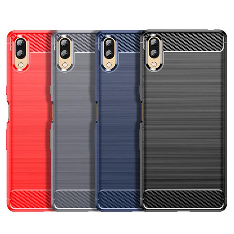 For Cover Sony Xperia L3 Case For Sony Xperia L3 Capas Soft Silicone Carbon Fiber Bumper For Fundas Sony Xperia L1 L2 L3 Cover