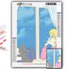 Popular 5D Diy Cross Stitch Sailor Moon Painting Full Drill Cross-Stitch Crafts Kit Wall Sticker Home Decor