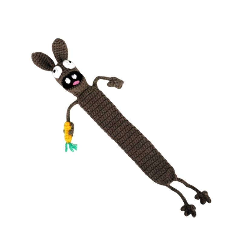 Вязаные крючком закладки Мультяшные животные Закладки Держатель для книжных страниц Разделитель для книжных страниц Подарок учителю и читателю