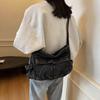 Холщовая сумка кроссбоди женская популярная новая сумка на плечо большой вместимости повседневная джинсовая сумка для занятий для студенток японской литературы
