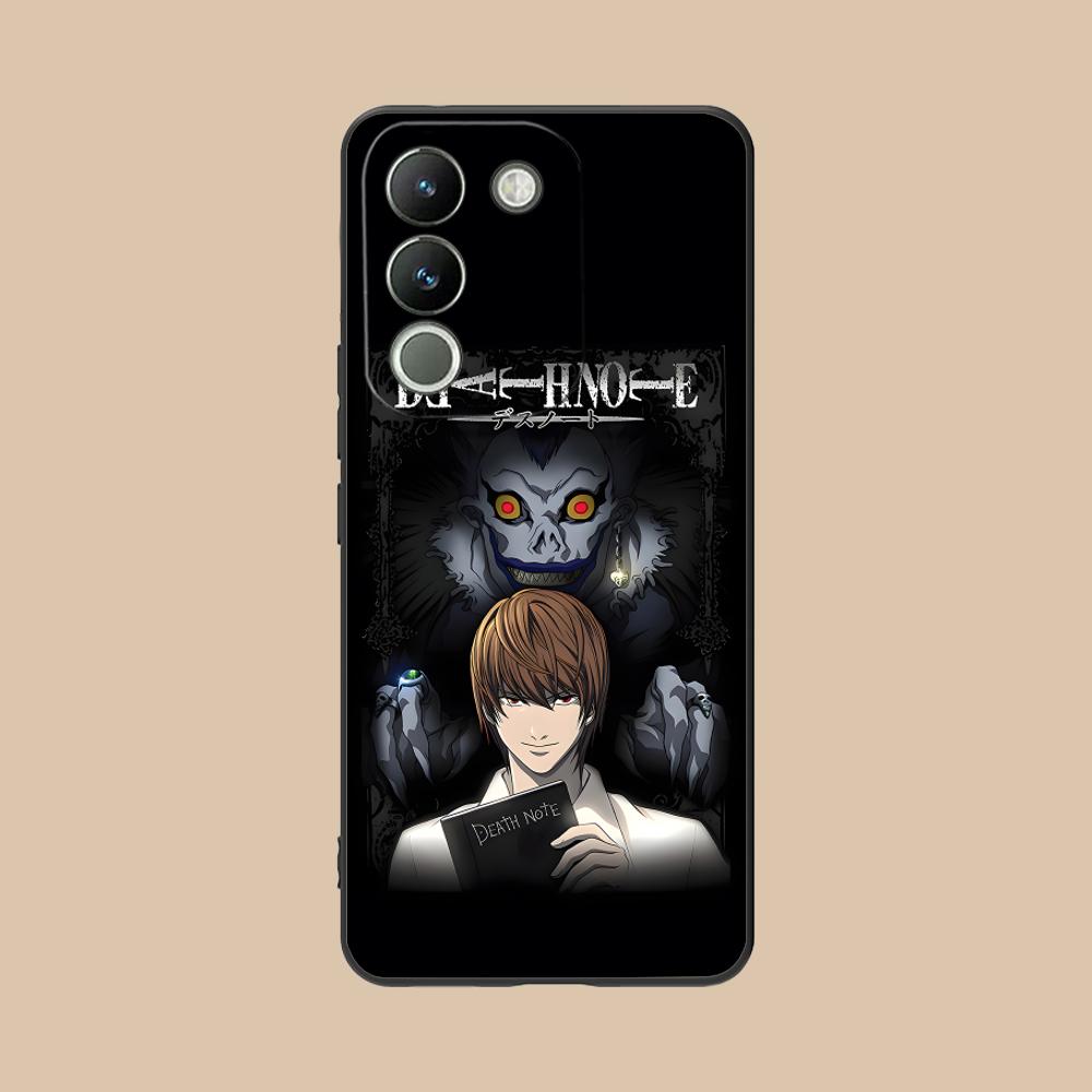 Чехол для мобильного телефона Death Note Kira Light для VIVO Y77 76 75 74 73 72 58 56 55 51 50 38 36 Y19 Y18 Y03 Y01 5G с принтом